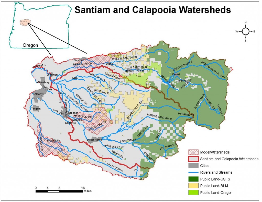 Maps of the Watershed – North Santiam Watershed Council